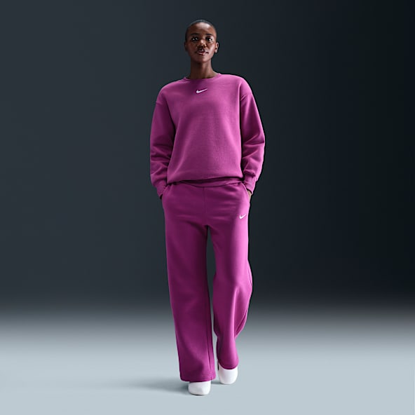 Purple nike sweatsuit womens deals